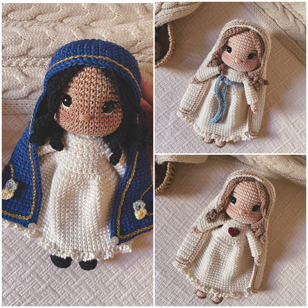 E-book Série Mini Bonequinhos: Nossa Senhora Aparecida, de Fátima e de Lourdes