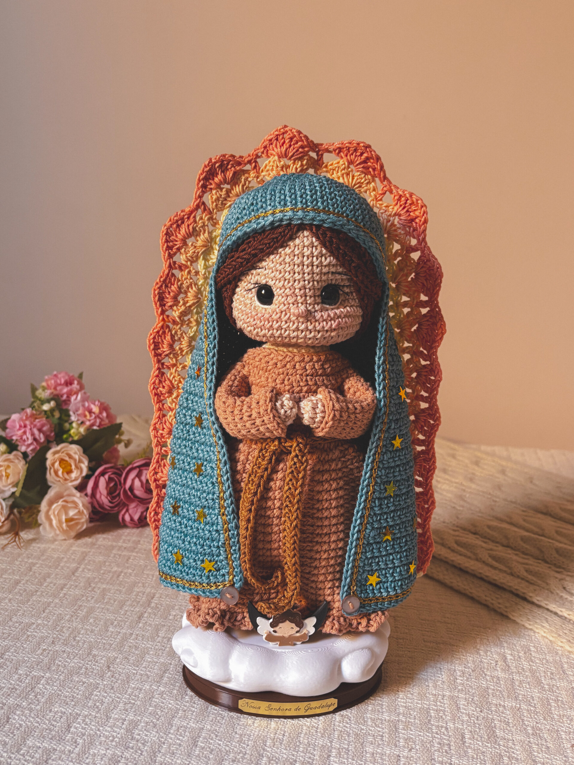 E-book Nossa Senhora de Guadalupe 20-23 cm com esplendor (Coleção Tecendo a Fé)